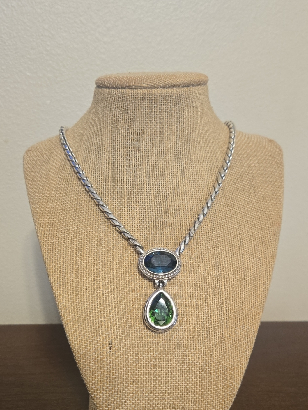 Brighton Emerald Isle Silver Necklace